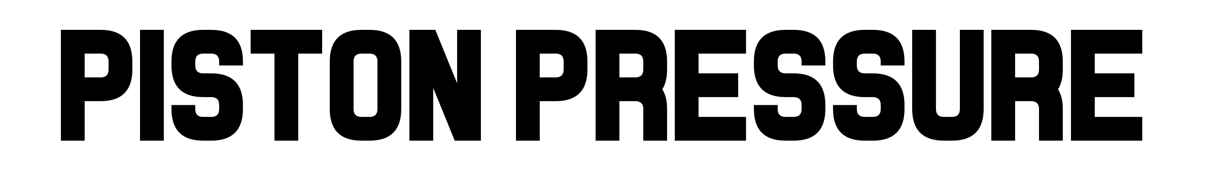 Piston Pressure